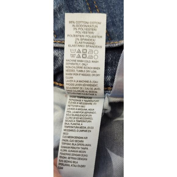 Lucky Brand Womens Size 6/28 The Bermuda Blue Denim Shorts Stretch - Picture 10 of 12